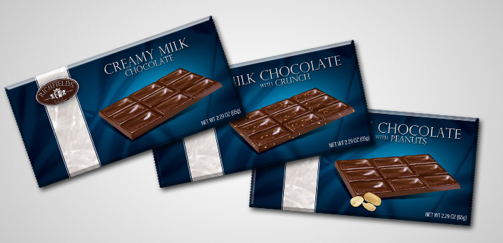 chocolate bar packaging. Chocolate Bar Package Concept