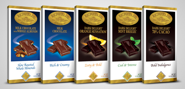 chocolate bar packaging. Chocolate Bar Package Concept